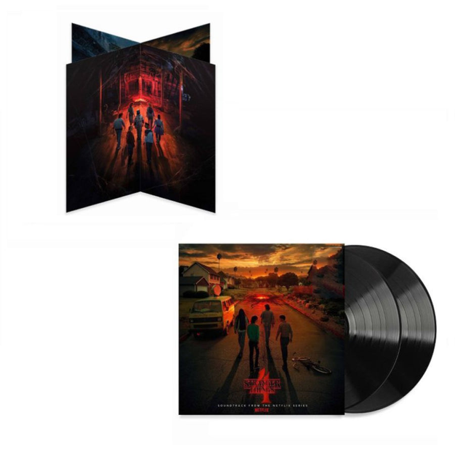 Stranger Things Season 4 Exclusive Limited Edition Black Color Vinyl 2x LP Record