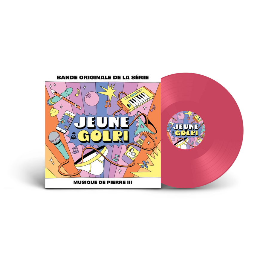 Pierre III - Jeune & Golri Faded Red Vinyl LP Limited Edition #300 Copies