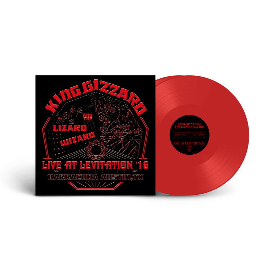 King Gizzard & The Lizard Wizard - Live At Levitation '16 Red Vinyl 2x LP Record