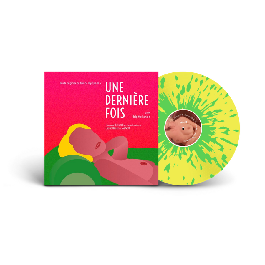 Jb Hanak - Une Dernière Fois (Bande Originale du film) Yellow with Green Splatter Vinyl LP Record