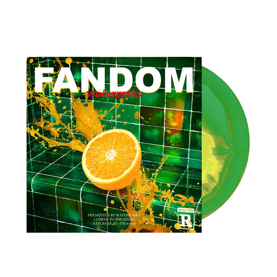 Waterparks - Fandom Exclusive Green & Yellow Swirl Color Vinyl LP Limited Edition #600 Copies