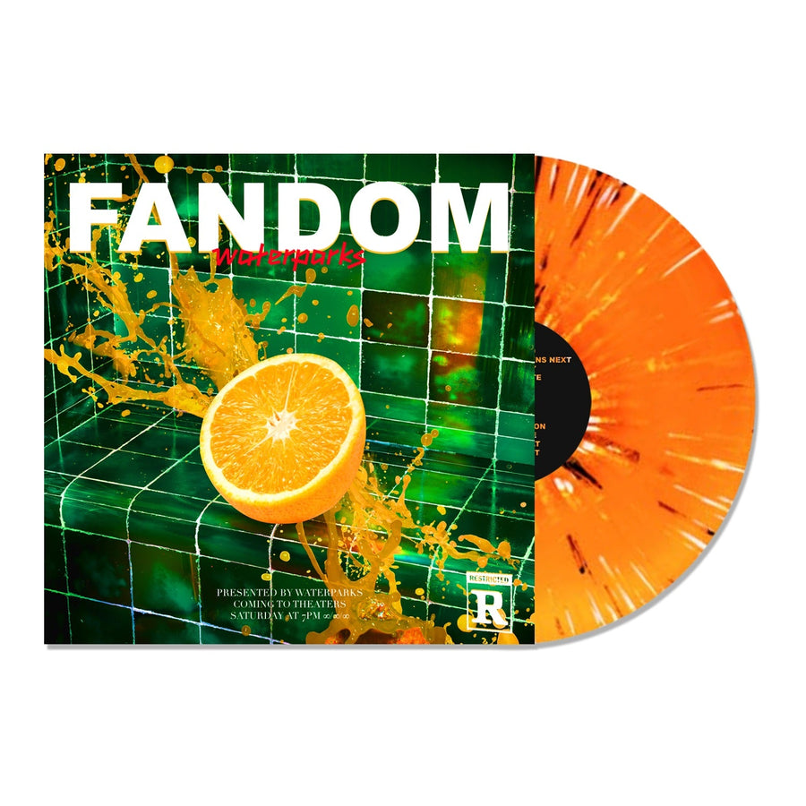 Waterparks - Fandom Exclusive Limited Translucent Orange White Yellow & Black Splatter Color Vinyl LP