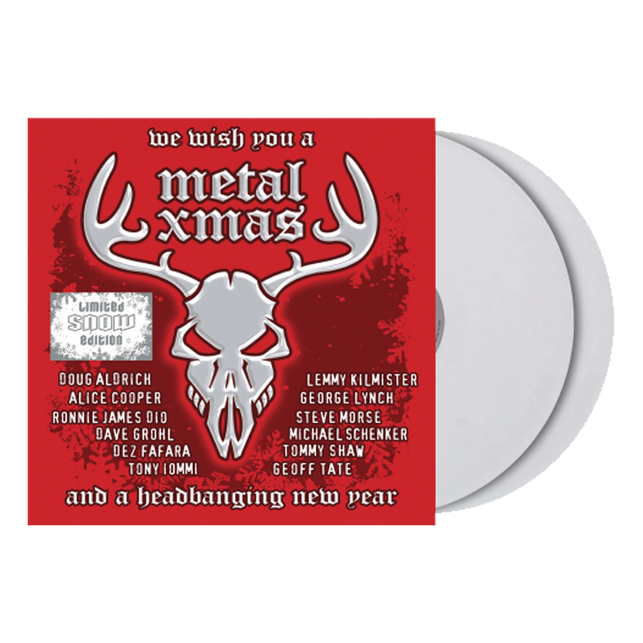 We Wish You A Metal Xmas And A Headbanging New Year Exclusive Limited Edition White Color Vinyl 2x LP Record