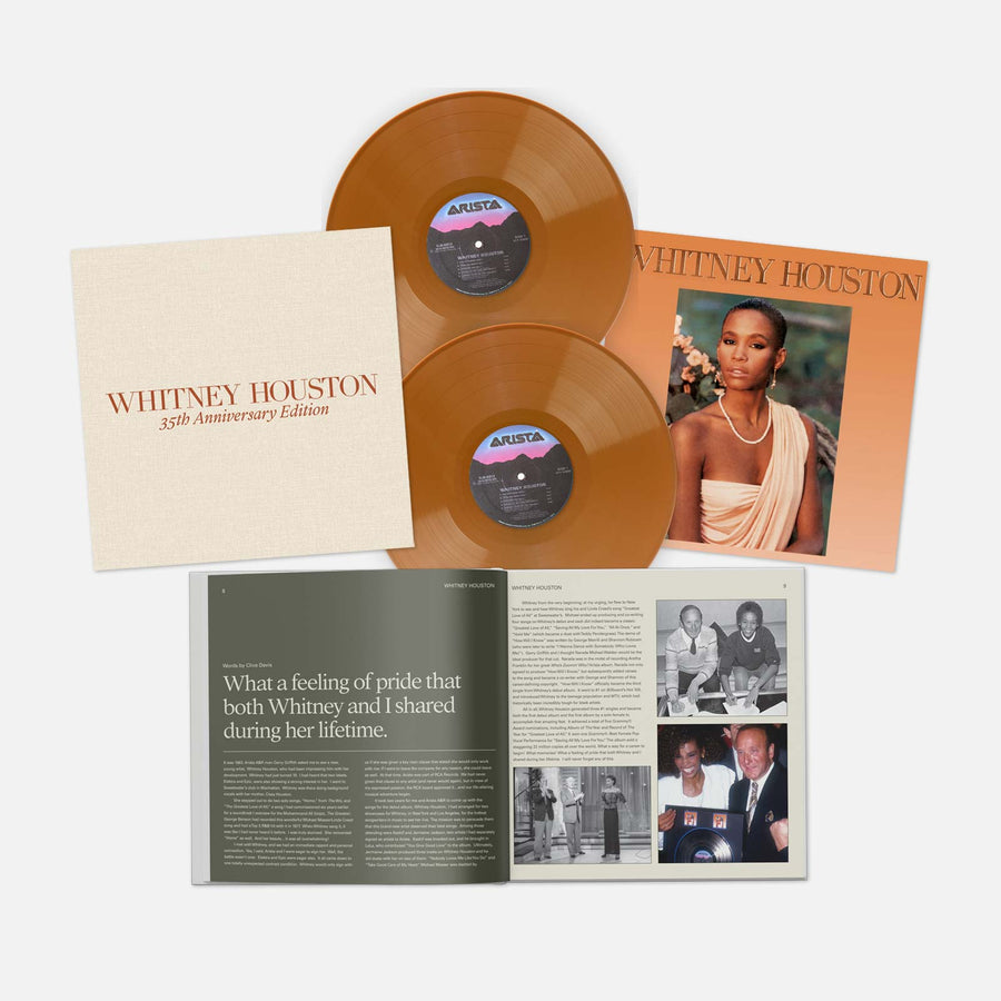 Whitney Houston (35th Anniversary Edition) Exclusive Opaque Metallic Bronze Colored Vinyl Box set 2x LP Club Edition