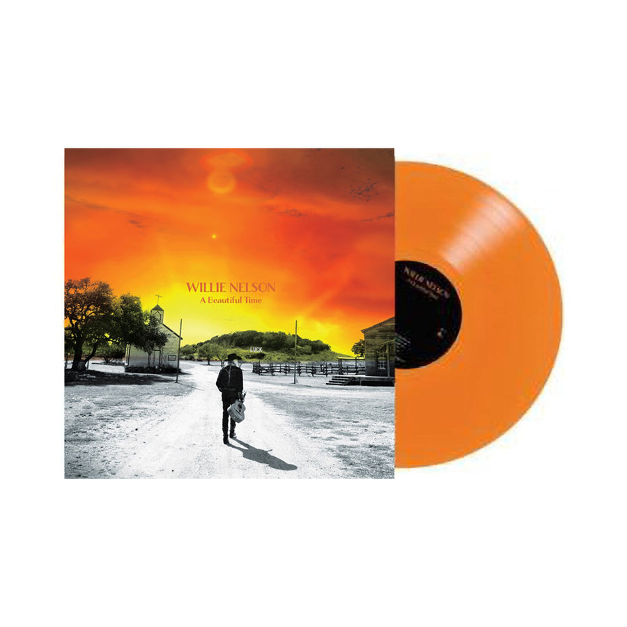 Willie Nelson - A Beautiful Time Exclusive Orange Color Vinyl LP Record