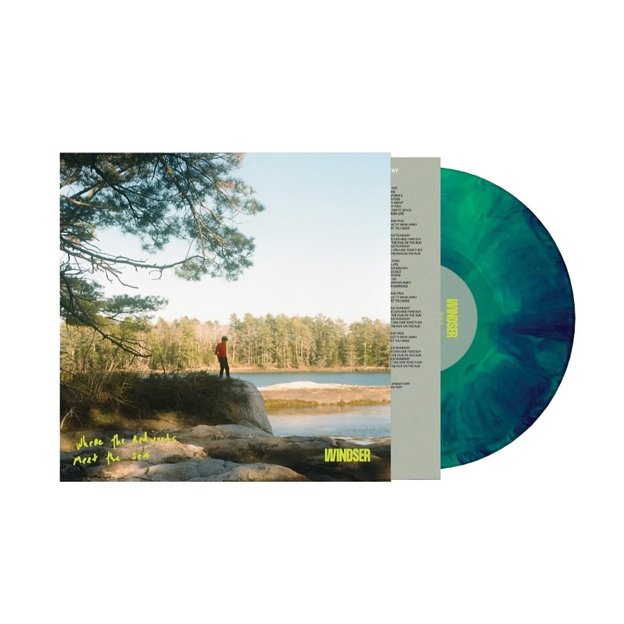Windser - Where the Redwoods Meet the Sea Exclusive Limited Edition Blue/Green Color Vinyl LP Record