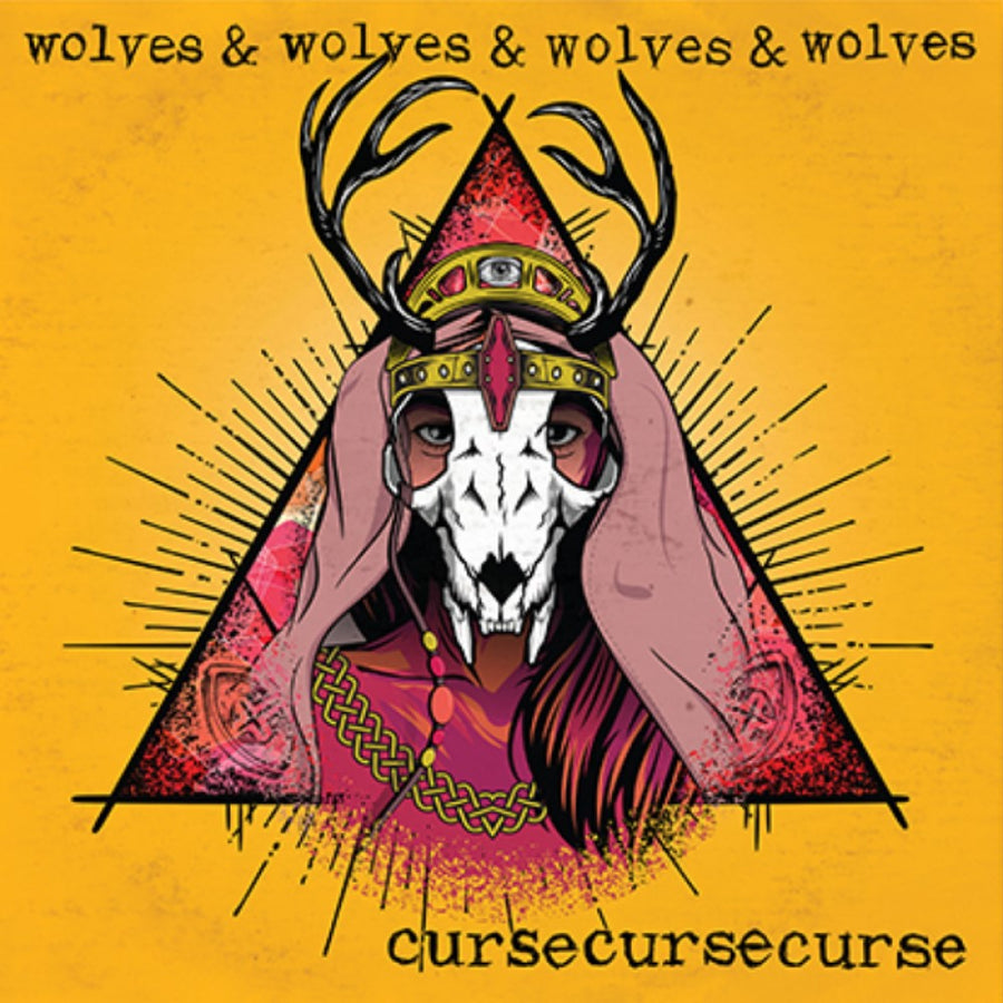 Wolves x 4 - Cursecursecurse Exclusive Color in Color Clear/Red Vinyl LP Limited Edition #200 Copies