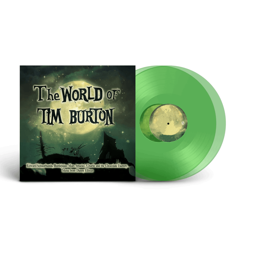 World Of Tim Burton Exclusive Limited Edition Transparent Green Colored 2x Vinyl LP