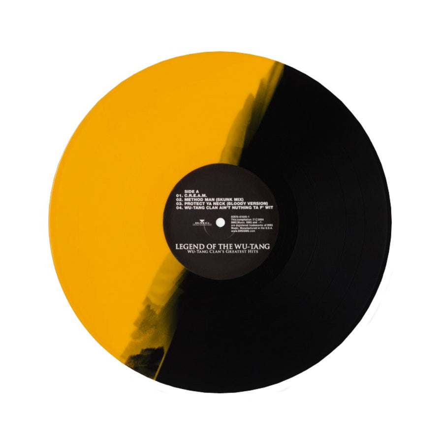 WU-Tang Clan - Legend of the Wu-Tang: Wu-Tang Clan's Greatest Hits Exclusive Split Black/Yellow & Black/White Color Vinyl 2x LP Limited Edition #1500 Copies