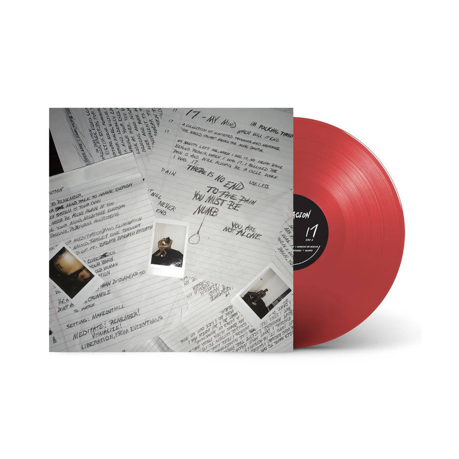 Xxxtentacion ‎- 17 Exclusive Limited Edition Transparent Red Color Vinyl LP Record