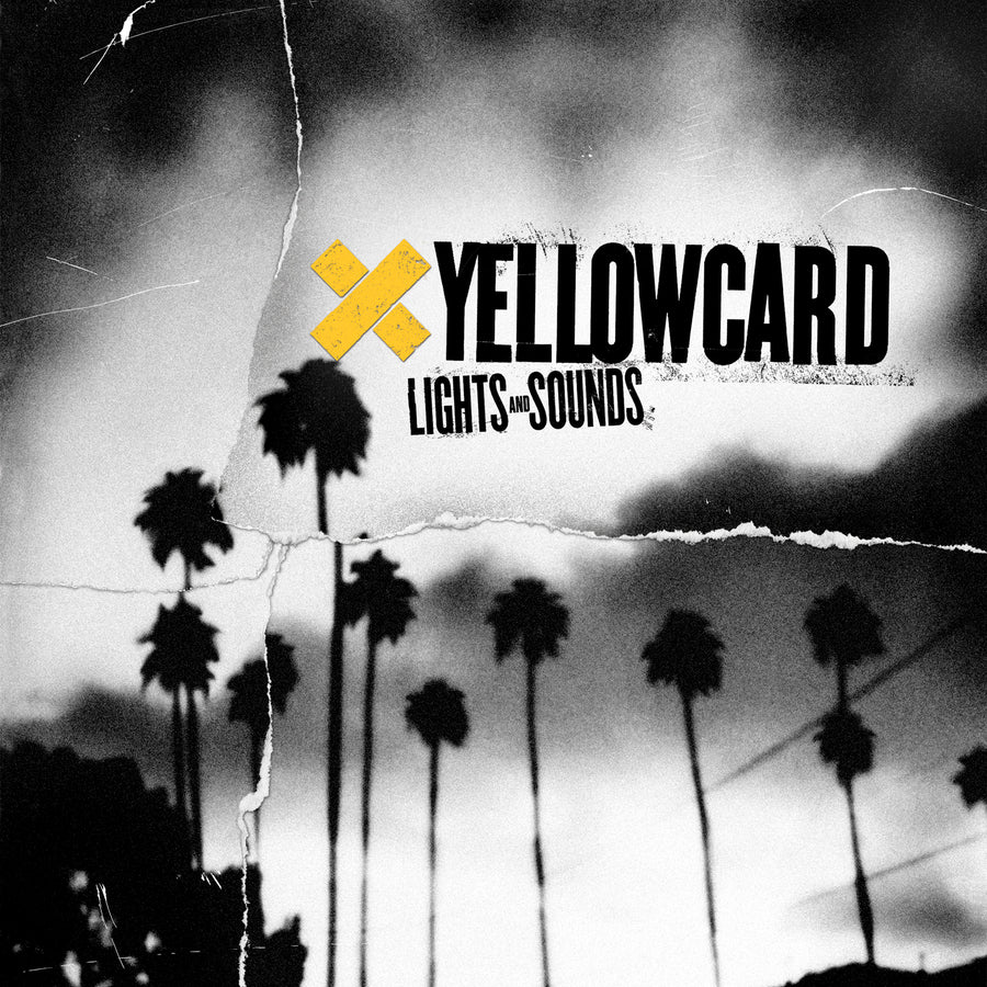 Yellowcard - Lights & Sounds Exclusive Black inside Transparent Yellow Color Vinyl LP Limited Edition #2000 Copies