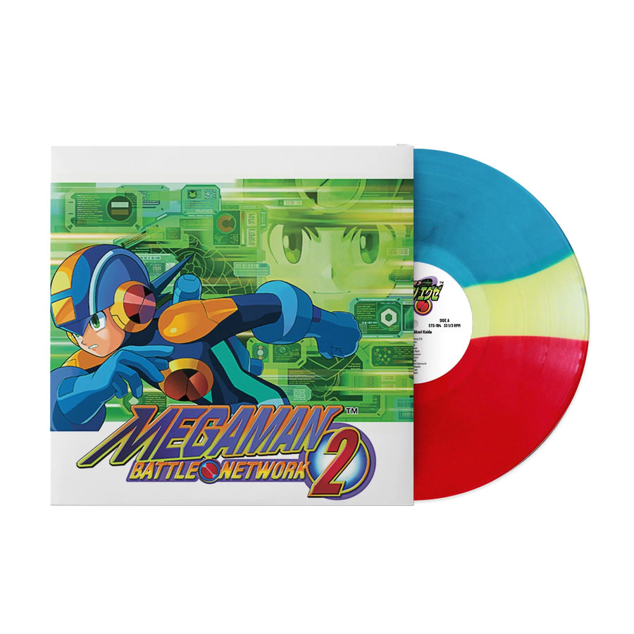 Yoshino Aoki - Mega Man Battle Network 2 (Original Video Game Soundtrack) Exclusive Limited Edition Tri-Color Vinyl LP Record