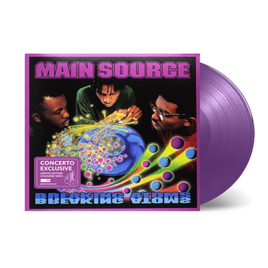 Main Source - Breaking Atoms Exclusive Purple Color LP Vinyl Record